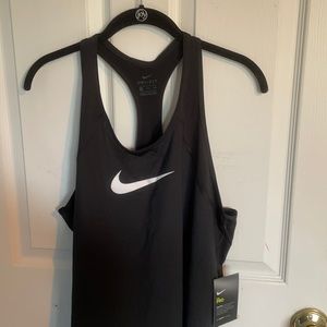 BRAND NEW Nike Pro black racerback tank top